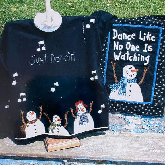 Bloomin Minds 178 Just Dancin Pattern Top Wall Hanging 17"x23" Sewing Craft - Picture 1 of 5